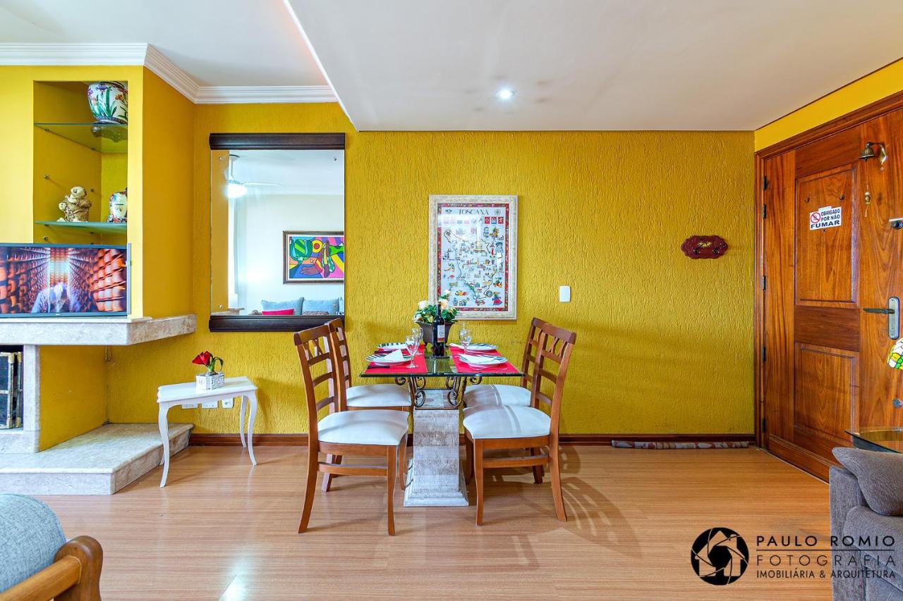 Apartamento Temporada Gramado próx. Rua Coberta Exterior foto